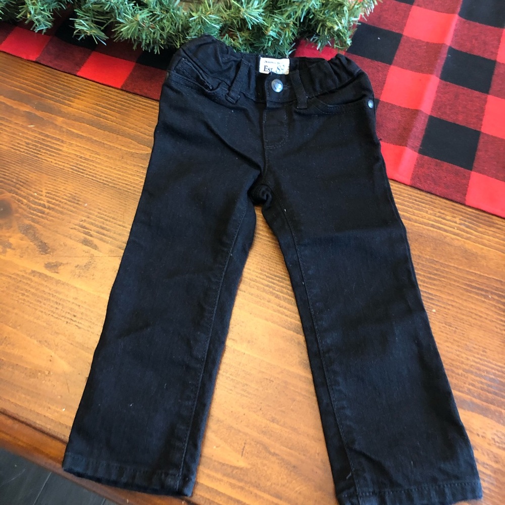 Toddler girl black jeans